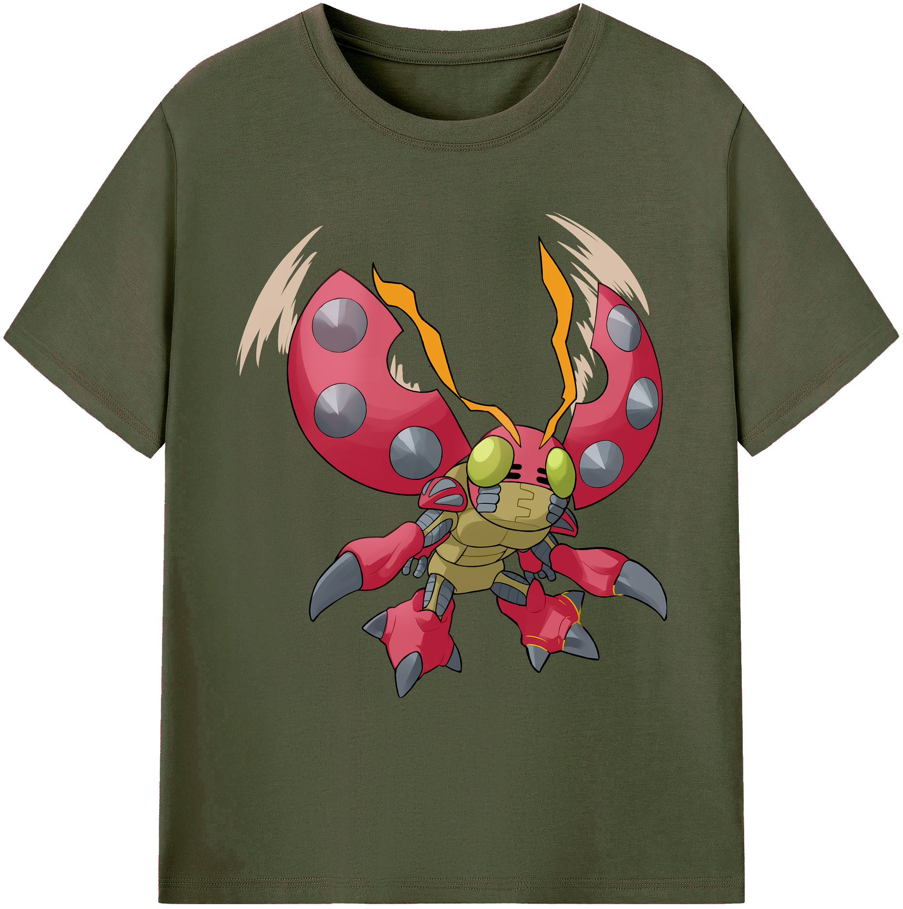 （画像用） Digimon デジタルモンスター/デジモン 綿100％ メンズ半袖Tシャツ｜肌触りやわらか＆通気性
